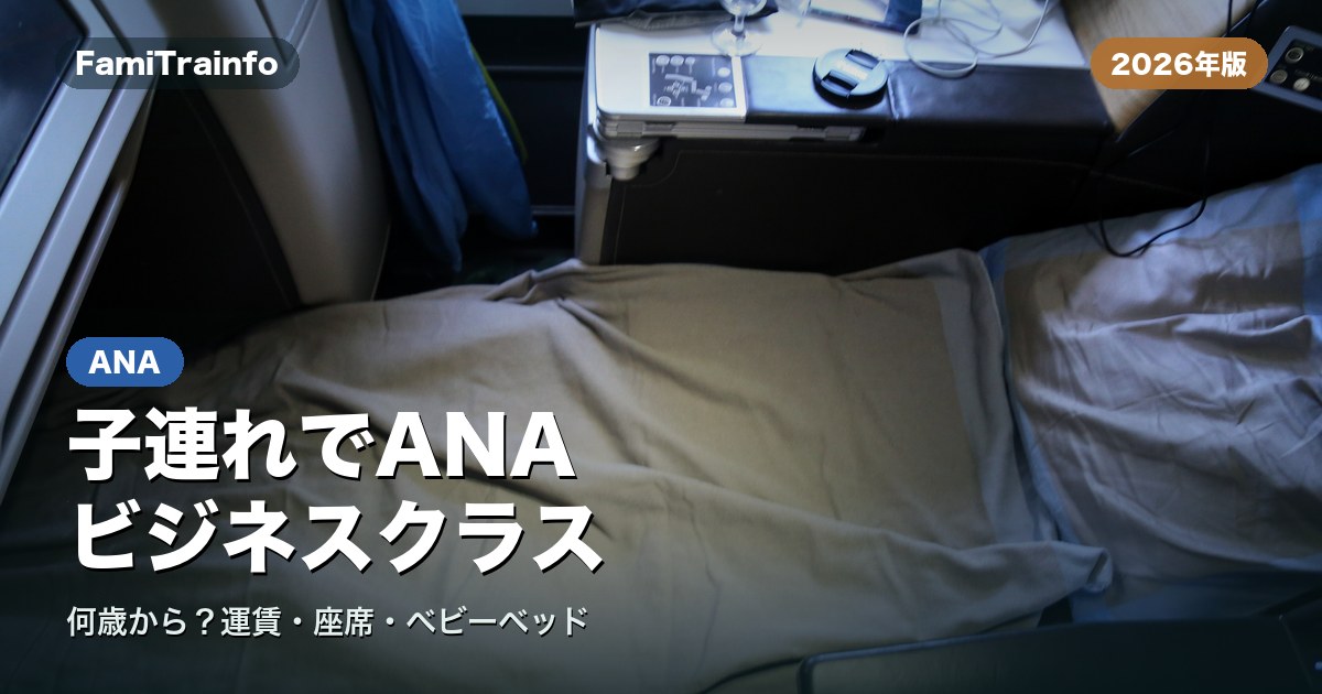 子連れでANAビジネスクラスに乗るときのルール（イメージ写真）